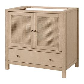 Alaterre Furniture Lucca 36" Bathroom Vanity Freestanding Cabinet