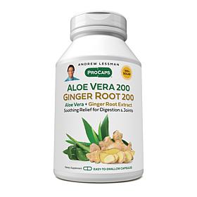 Aloe Vera 200 Ginger Root 200 - 360 Capsules