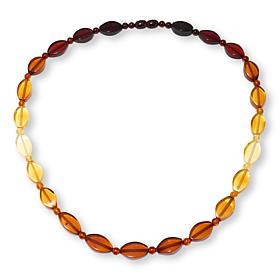 Amber Extraordinaire 21" Multicolor Ombre Beaded Necklace