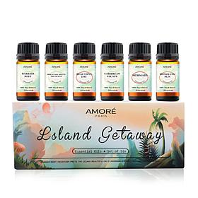 Amore Paris Island Collection 100% Essential Oil Gift Set (6-Piece)