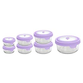 Anchor Hocking 14 Piece Glass Food Storage Bowls with Lids