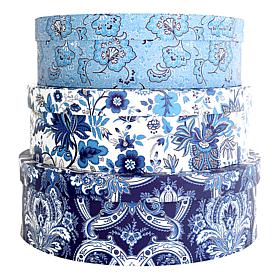 Anna Griffin® Canton Bleu Hat Box Storage
