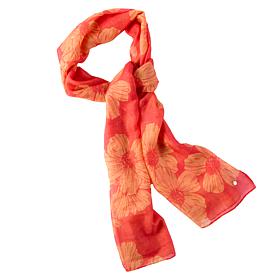 Anne Klein Oversized Floral Oblong Scarf