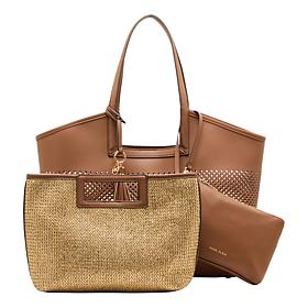 Anne Klein Solid Caning Tote