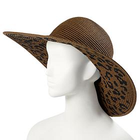 Anne Klein Straw Floppy Hat