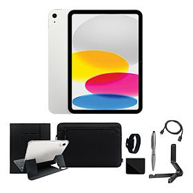 Apple iPad 11" 11th Gen Silver 128GB Wi-Fi Bundle w/Case & Voucher