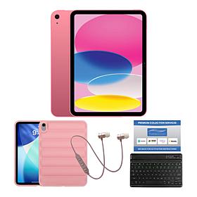 Apple iPad 11" 512GB Tablet w/ Puffer Case & Keyboard