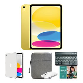Apple iPad 11" Gen 11 Yellow 512GB Tablet with Ombre TPU Case