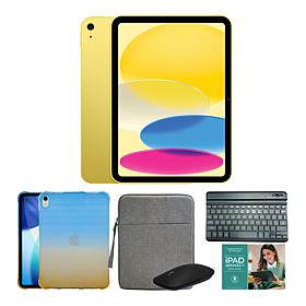 Apple iPad 11" Gen 11 Yellow 512GB Tablet with Ombre TPU Case