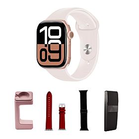 Apple Watch Series 10 46MM Rose Gold Smartwatch with M/L Bands
