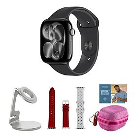 Apple Watch Series 11 Jet Black 42mm M/L with 2 Bands