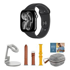 Apple Watch Series 11 Jet Black 42mm S/M with 2 Bands
