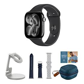 Apple Watch Series 11 Jet Black 46mm M/L with 2 Bands