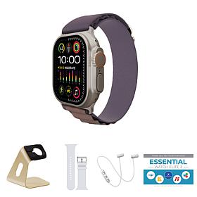 Apple Watch Ultra 2 49mm GPS + Cellular Alpine Loop Band Sm Bundle  