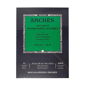 Arches Watercolor Pad - 9"x12" Cold Pressed 140 lb.