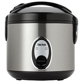 Aroma ARC-914SB 4-Cup Cool-Touch Rice Cooker, Stainless Steel