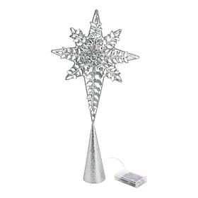 "As Is" august & leo 19" LED Jeweled Bethlehem Star Tree Topper