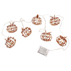 "As Is" august & leo 6' Jeweled Fall/Halloween String Lights 
