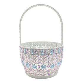 "As Is" august & leo Pastel Acrylic Jewel Basket