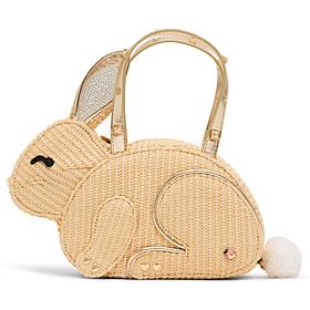 "As Is" Betsey Johnson Hip-Hop Bunny Handbag with Crossbody Strap