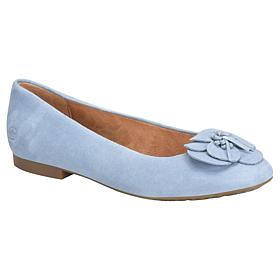 "As Is" Born® Petula Suede Flower Flat