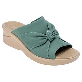 "As Is" Bzees Sandbar Machine Washable Stretch Fabric Knotted Sandal