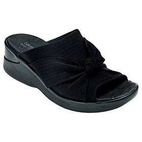 "As Is" Bzees Sandbar Machine Washable Stretch Fabric Knotted Sandal