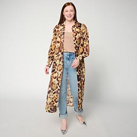 "As Is" C Wonder Drama Topper with Side Slits