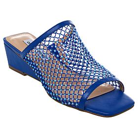 "As Is" Charles by Charles David Noolie Open-Toe Rhinestone Wedge