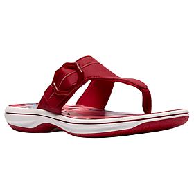 "As Is" Clarks Cloudsteppers® Breeze Cove Toe Post Sandal