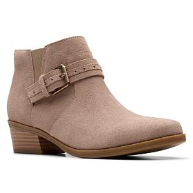 "As Is" Clarks Collection Danyelle Wish Suede Ankle Boot