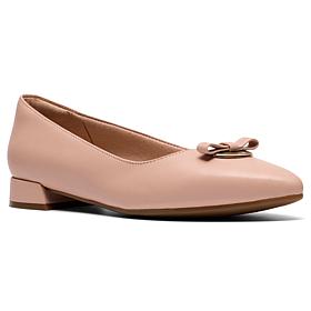 "As Is" Clarks Collection Natalyn Trim Pointed Toe Flat
