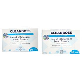"As Is" CleanBoss 2pk Powerful Laundry Smart Sheets Up to 120 Loads!
