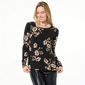 "As Is" Colleen Lopez Long Sleeve Crew Neck Top