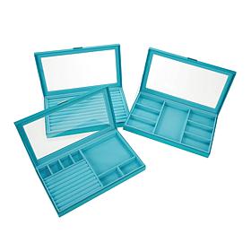 "As Is" Colleen's Prestige™ 3-Piece Large Jewelry Box Set