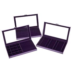 "As Is" Colleen's Prestige™ Set of 3 Large Jewelry Boxes