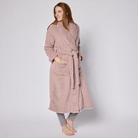 "As Is" Comfort Code Cozy Sherpa Knit Belted Robe