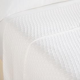 "As Is" Concierge Collection Cotton Textured Blanket