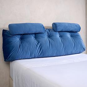 "As Is" Concierge Collection King/CalKing Headboard Pillow and 2 Ne...