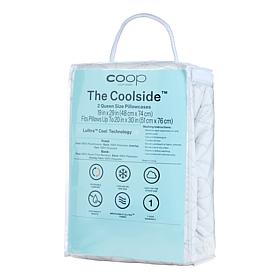 "As Is" Coop Sleep Goods Coolside Cool-to-Touch Queen Pillowcase 2pk