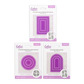 "As Is" Crafter's Companion Stitched Edge Nesting Die Shapes - Set ...