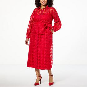 "As Is" Curations x Amy Morrison Houndstooth Shirtdress