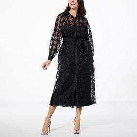 "As Is" Curations x Amy Morrison Houndstooth Shirtdress