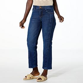 "As Is" Democracy "Ab"solution® Straight Leg Denim Ankle Jean
