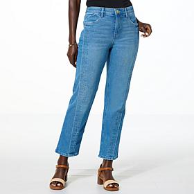 "As Is" Democracy "Ab"solution® Straight Leg Denim Ankle Jean