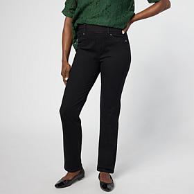 "As Is" DG2 by Diane Gilman Coolmax® Shaper Stretch Denim Straight ...