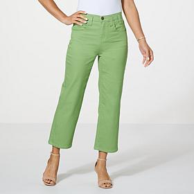"As Is" DG2 by Diane Gilman New Classic Stretch Cropped Trouser Jean