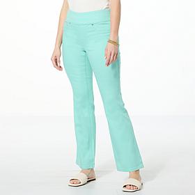 "As Is" DG2 by Diane Gilman Virtual Denim Comfort Waist Bootcut Jean