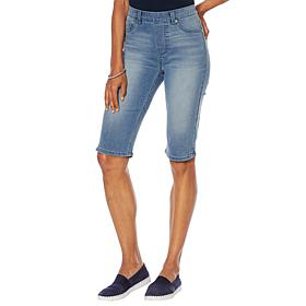 "As Is" DG2 by Diane Gilman Virtual Stretch Pull-On Bermuda Short -...