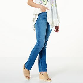 "As Is" DG2 by Diane Gilman Virtual Stretch Straight-Leg Jean 